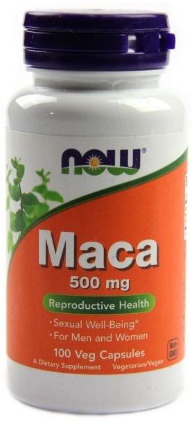 Now Maca 500 mg 100 veg caps