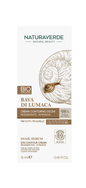 Crema contur ochi extract de melc, 15ml - Naturaverde