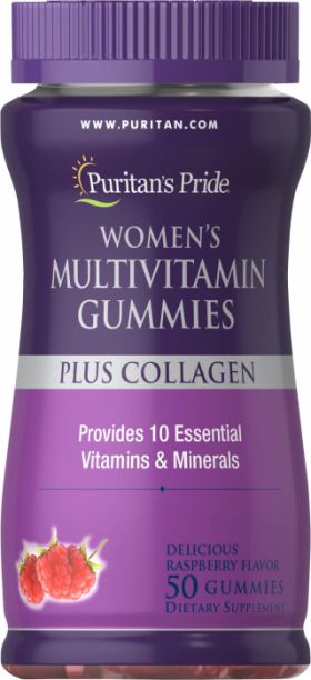 Puritan s Pride Women s Multivitamin Gumies Plus Collagen 50 gum