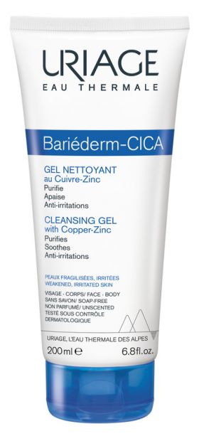 URIAGE BARIEDERM CICA GEL DE CURATARE 200ML