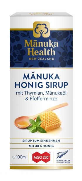 Sirop cu miere de Manuka MGO 250+ (100ml)