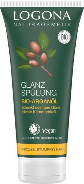 Balsam pentru stralucire cu ulei de argan, eco-bio, 200 ml, Logona