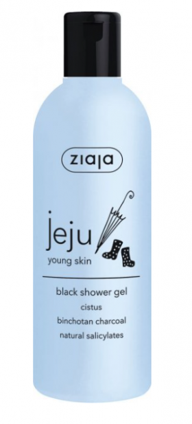 Gel de dus cu carbune, 300ml - Ziaja