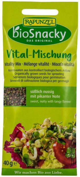 Amestec de seminte (germeni) „VITAL” eco-bio, 40g RAPUNZEL