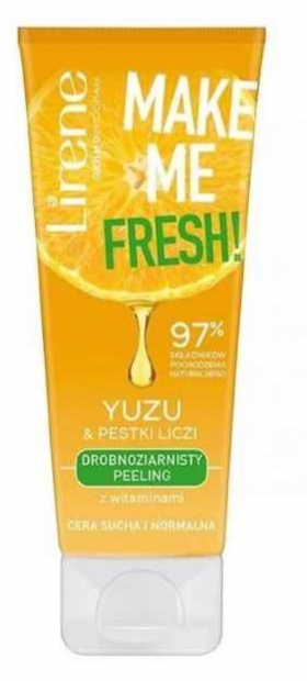 Scrub facial cu yuzu si litchi, 75ml - Lirene