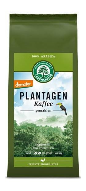 Cafea de plantatie macinata - 100% Arabica - eco-bio 250g - Lebensbaum