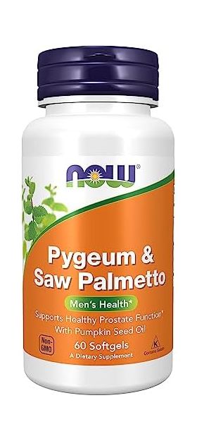 Now Pygeum Saw Palmetto with Pumpkin Seed Oil 60 softgels