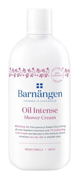 Crema de dus pentru piele foarte uscata Oil Intense, 400ml, Barnängen