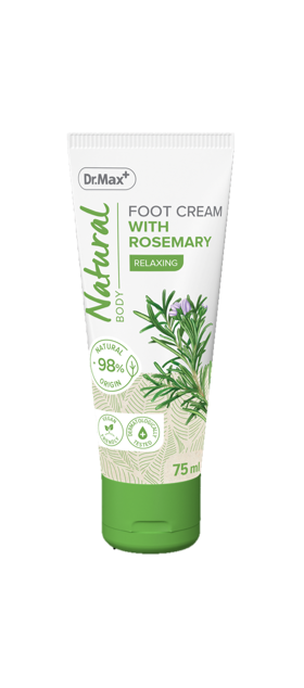 Dr. Max Natural Crema pentru picioare cu rozmarin, 75ml