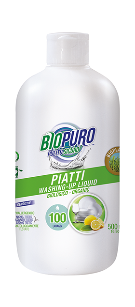 Detergent lichid pentru vase, 500ml Biopuro