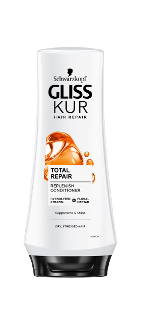 Balsam Total Repair 19 pentru par uscat si deteriorat, 200ml, Gliss