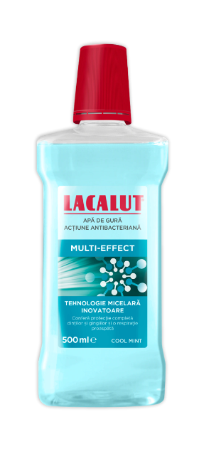 Apa de gura micelara Multi-Effect, 500ml - Lacalut