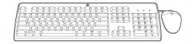 HPE Hewlett Packard Enterprise 631348-B21 tastaturi USB QWERTY Spaniolă Mouse inclus Negru (631348-B21)