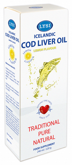 LYSI ULEI DIN FICAT COD AROMA LAMAIE 240ML