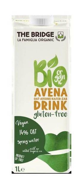 Lapte vegetal de ovaz fara gluten 1l ECO-BIO - The Bridge