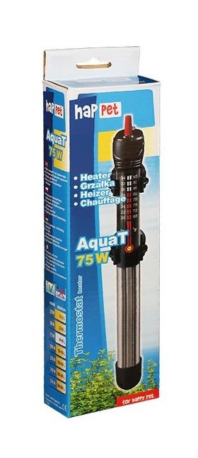 Incalzitor cu Termostat Happet Heater AquaT 100 W pentru Acvariu, 50-100 L,g100