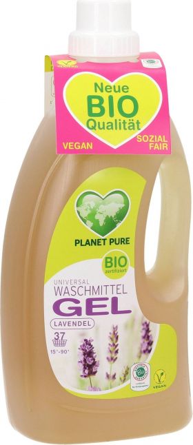 Detergent Gel de rufe lavanda, eco-bio, 1.5L - Planet Pure