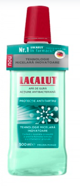 Apa de gura micelara protectie anti-tartru, 500ml - Lacalut