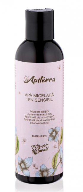 Apa micelara ten sensibil Apiterra, 200ml - Apicola Pastoral Georgescu