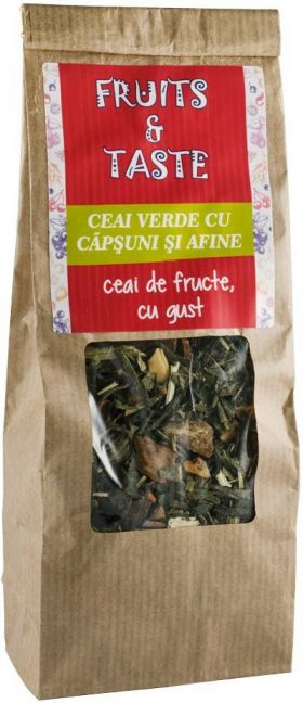 CEAI VERDE CU CAPSUNI SI AFINE 80G - Pronat