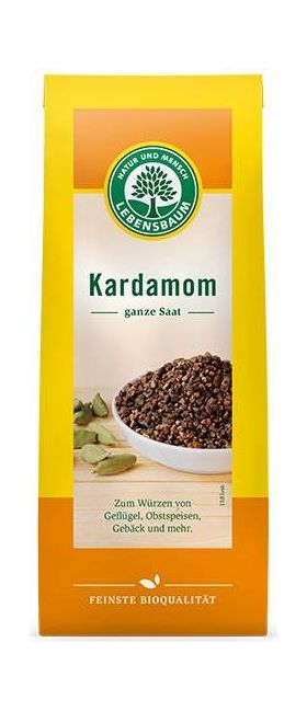 Cardamom - seminte intregi - eco-bio 50g - Lebensbaum