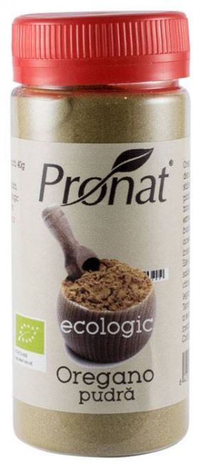 Oregano pudra - eco-bio 40g - Pet - Pronat