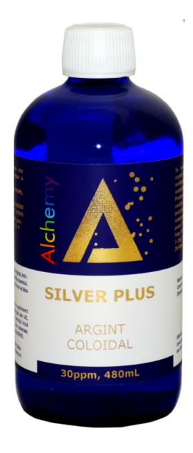 Argint Coloidal SilverPlus Pure 30ppm, 480ml, Alchemy