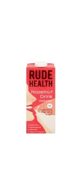 Lapte vegetal organic din alune, 1L - Rude Health