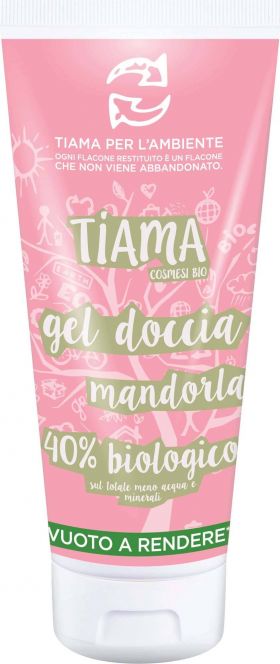 Gel de dus cu migdale, eco-bio, 200ml - Tiama