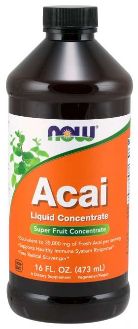 Concentrat lichid de Acai - NOW Foods