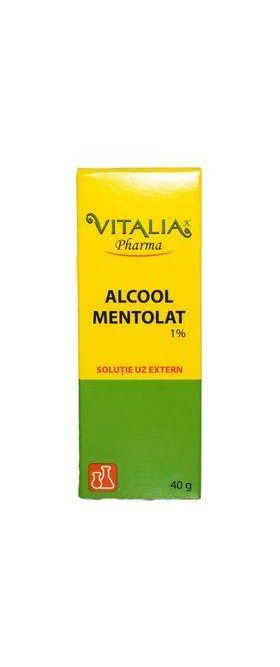 ALCOOL MENTOLAT 1%, 40G - VITALIA PHARMA