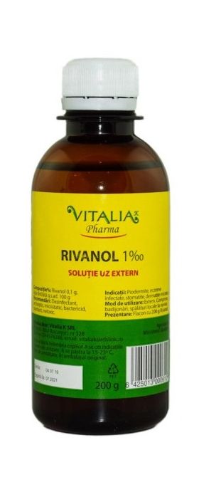 Rivanol 0.1%, 200 g, Vitalia