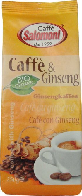 Cafea cu Ginseng, eco-bio, 250g - Salomoni