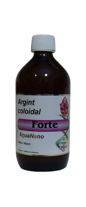 Argint coloidal FORTE 30ppm - 500ml - AquaNano