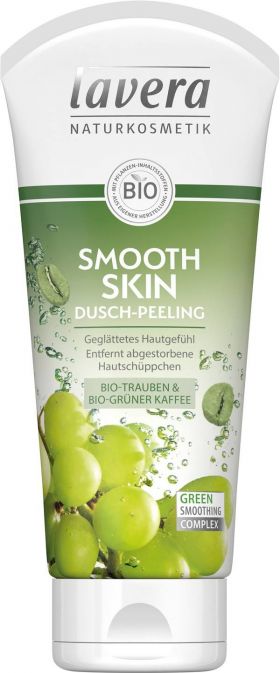 Gel de dus cu peeling Smooth Skin eco-bio, 200ml LAVERA