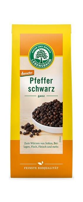 Boabe de piper negru - eco-bio 50g - Lebensbaum