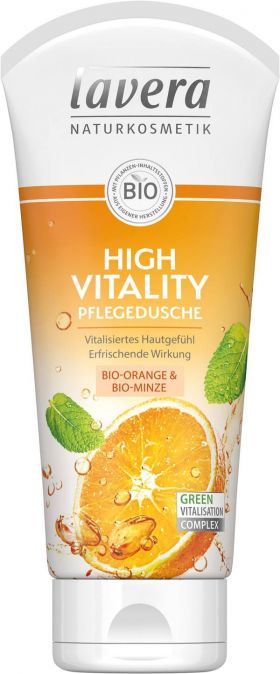 Gel de dus High Vitality eco-bio, 200ml LAVERA