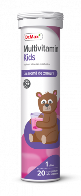 Dr. Max Multivitamin Kids pentru copii, 20 tablete efervescente