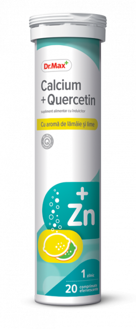 Dr. Max Calcium + Quercetin, 20 comprimate efervescente