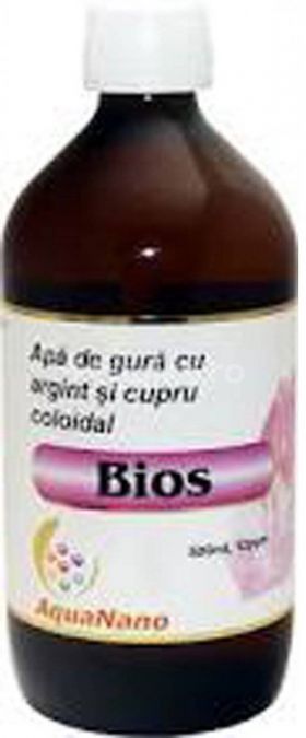 APA DE GURA AQUANANO (argint, cupru) BIOS 12ppm 500ml, AQUANANO