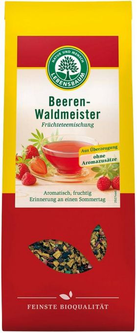 Ceai Cu Fructe Rosii Si Vinarita, eco-bio, 75g - Lebensbaum