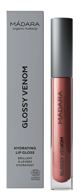 Gloss hidratant pentru buze, Glossy venom 73 magnetic nude, 4ml - Madara