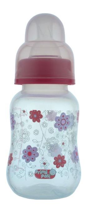 Biberon polipropilena decorat usor de tinut, 125ml, Primii Pasi
