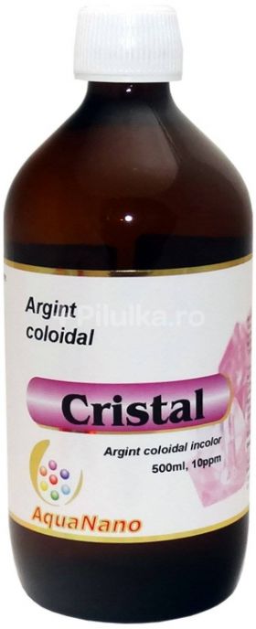 Argint Coloidal Cristal Aquanano, 480ml - AGHORAS