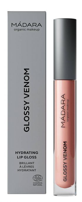 Gloss hidratant pentru buze, Glossy venom 74 nude coral, 4ml - Madara