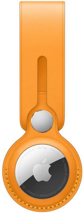 Accesoriu Apple AirTag Leather Loop, California Poppy (Seasonal Summer 2021)