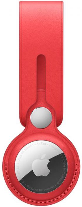 Accesoriu Apple AirTag Leather Loop, (Product) Red