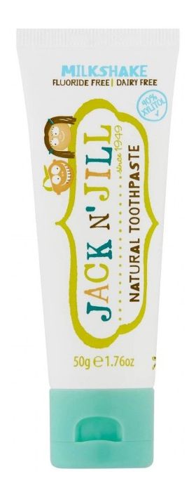 Pasta de dinti naturala pentru copii de la +6 luni Milkshake, 50g, Jack N' Jill Kids