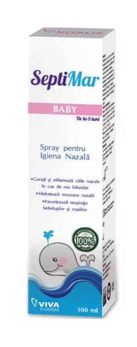 APA DE MARE IZOTONA, SEPTIMAR BABY 100ML - VITALIA PHARMA