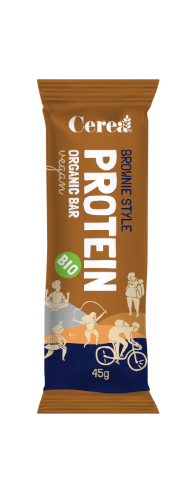 Baton, Protein brownie, fara gluten, eco-bio, 45g - Cerea